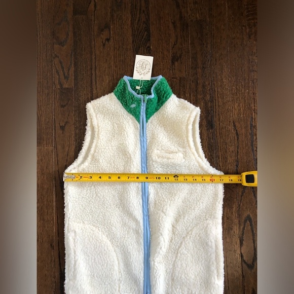 The Beaufort Bonnet Company Boys 14 Van Camp Vest Palmetto Pearl Sherpa … - Picture 10 of 13